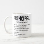 Principal Definition Funny Gift für Lehrer Kaffeetasse<br><div class="desc">Principal Definition,  lustiges Geschenk für Lehrer und Fürstentümer,  Zurück zu Schulgeschenk</div>