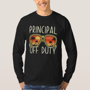 Principal Off Duty Sonnenbrille Beach Vacation App T-Shirt