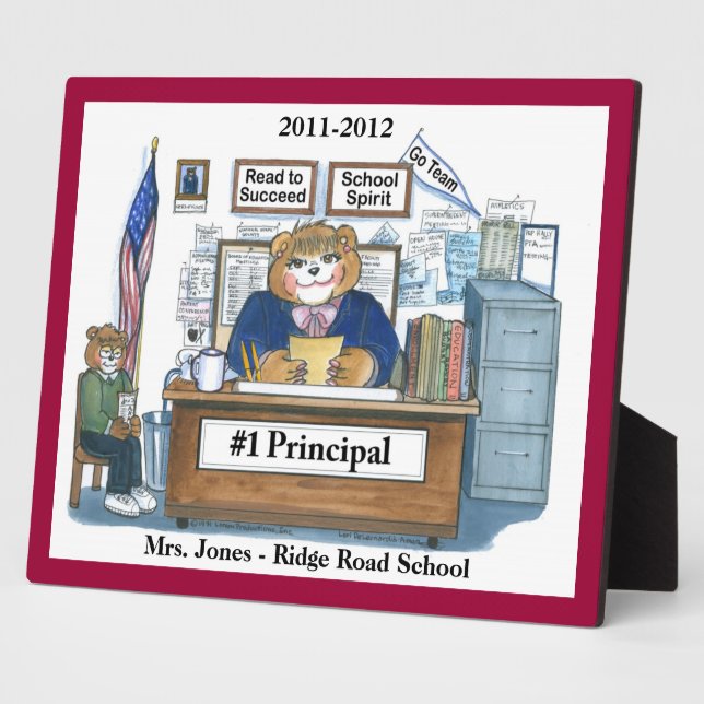 Principal Plaque Fotoplatte (Seite)