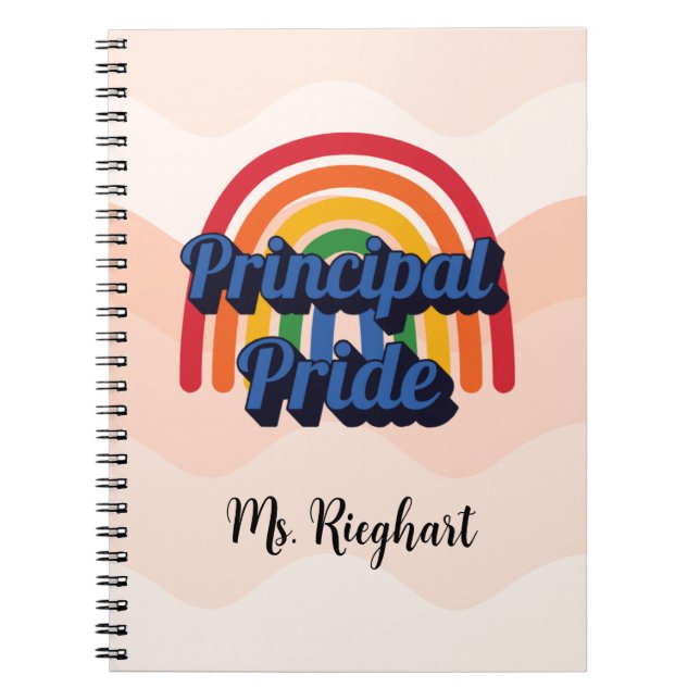 Principal Pride Spiral Notebook Notizblock (Vorderseite)