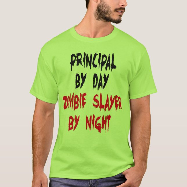 Principal Zombie Joke T-Shirt (Vorderseite)