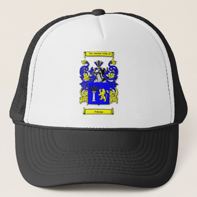 Principe-Wappen Truckerkappe (Vorderseite)