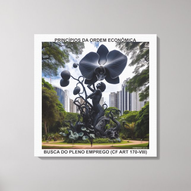 PRINCÍPIOS DA ORDEM ECONÔMICA - CANVAS esticada Leinwanddruck (Vorderseite)