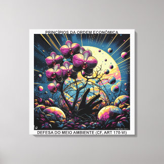 PRINCÍPIOS DA ORDEM ECONÔMICA - CANVAS esticada Leinwanddruck