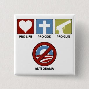 Princples gegen Obama Button