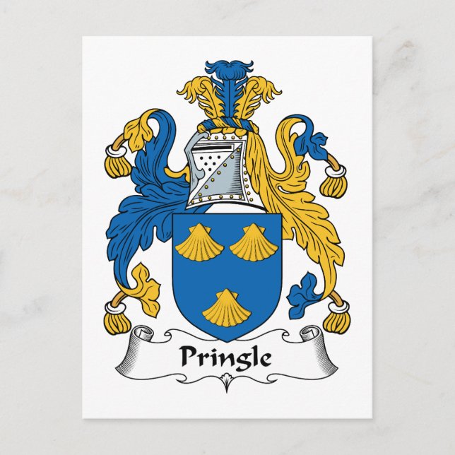 Pringle-Familienwappen Postkarte (Vorderseite)