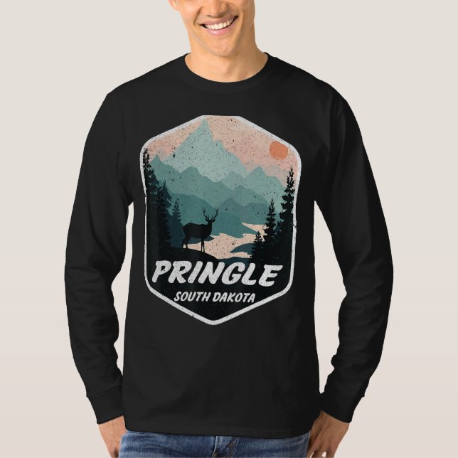 Pringle South Dakota Wandern neben dem Wasser T-Shirt (Vorderseite)
