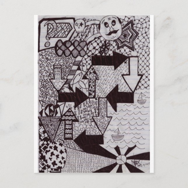 PringlesMan Postkarte (Vorderseite)