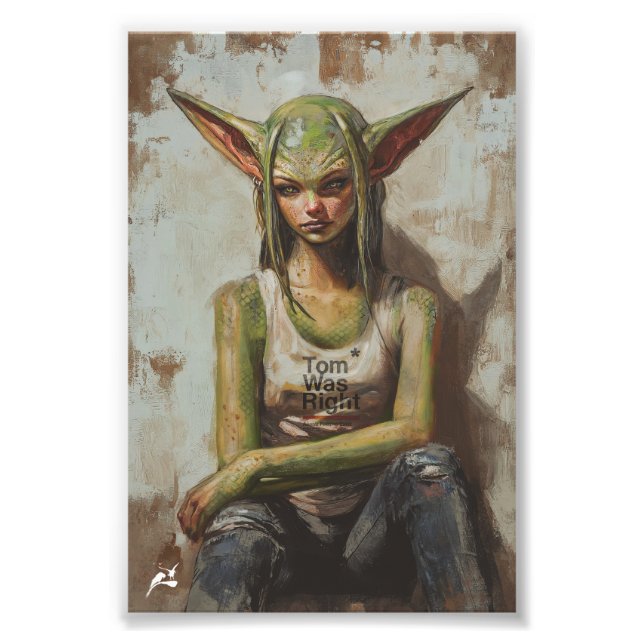 Print Aliens Exist Fotodruck (Vorne)