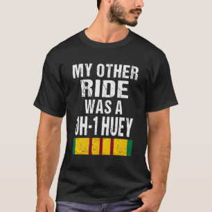 Print auf Vietnam Veteran Biker Ähm-1 Huey Heli T-Shirt