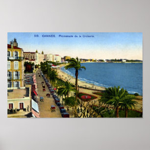 Print - Cannes, La Croisette Poster