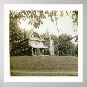 Print "Crowndale" 37 Highland Ave Kurz Hills NJ Poster