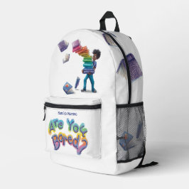 Print Cut Sew Backpack - Are You Bored? Bedruckter Rucksack