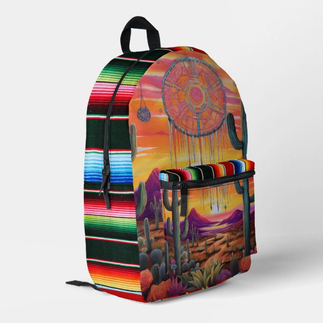 Print Cut Sew Bag Bedruckter Rucksack (Rückseitige Ecke links)