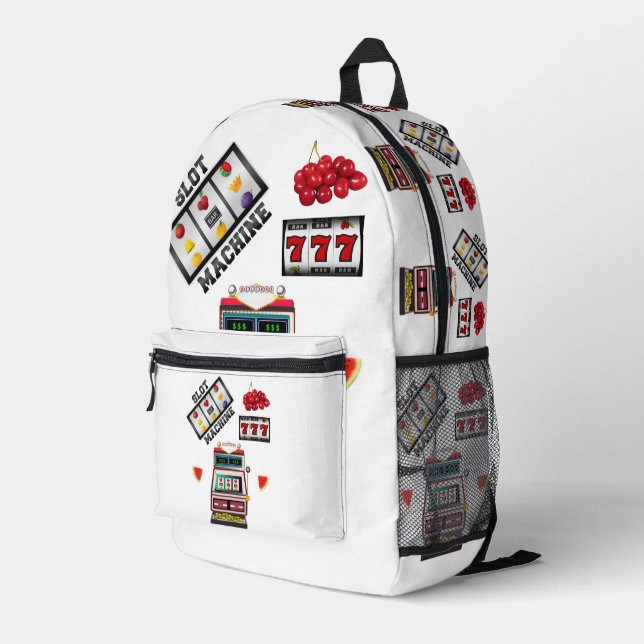 Print Cut Sew Bag Casino Bedruckter Rucksack (Rückseitige Ecke Rechts)