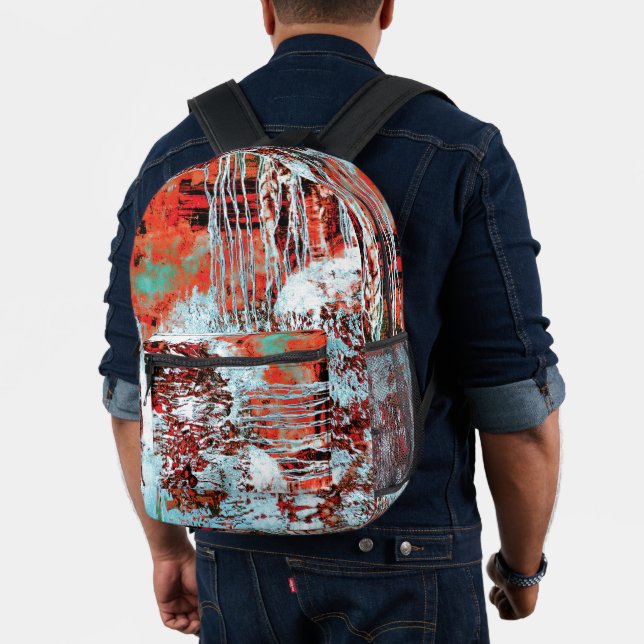 Print Cut Sew Bag – Corrosion Pulse Bedruckter Rucksack (Insitu (Modell))
