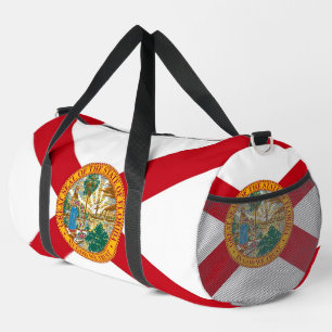 Print Cut Sew Bag mit der Flagge Floridas, USA Duffle Bag