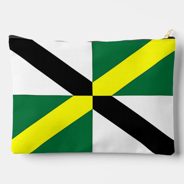 Print Cut Sew Bag mit der Flagge Monterey, USA Zubehörtasche (Rückseite)