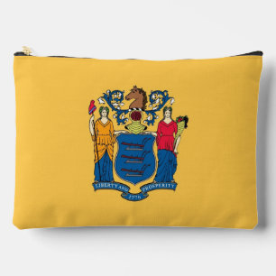 Print Cut Sew Bag mit der Flagge New Jersey, USA Zubehörtasche