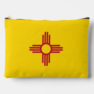 Print Cut Sew Bag mit der Flagge New Mexico, USA Zubehörtasche