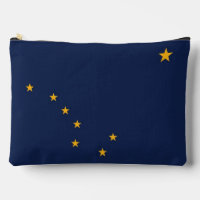 Print Cut Sew Bag mit der Flagge von Alaska, USA