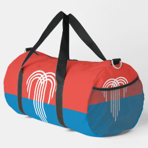 Print Cut Sew Bag mit der Flagge von Kansas City, Duffle Bag