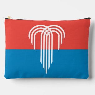 Print Cut Sew Bag mit der Flagge von Kansas CIty,  Zubehörtasche