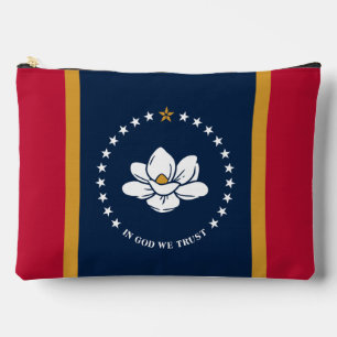 Print Cut Sew Bag mit der Flagge von Mississippi,  Zubehörtasche