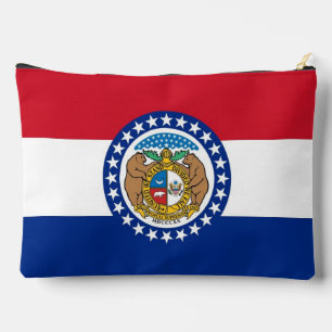 Print Cut Sew Bag mit der Flagge von Missouri, USA Zubehörtasche
