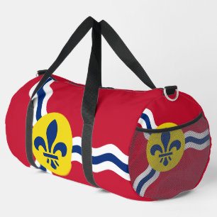 Print Cut Sew Bag mit der Flagge von St. Louis Cit Duffle Bag