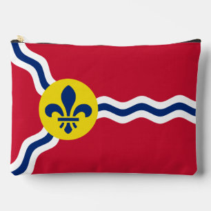 Print Cut Sew Bag mit der Flagge von St. Louis CIt Zubehörtasche