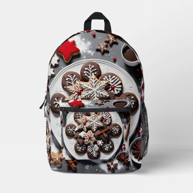 Print Cut Sew Bag navidad 1 - 001 Bedruckter Rucksack (Vorderseite)