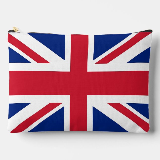 Print Cut Sew Bag with flag of United Kingdom Zubehörtasche (Vorderseite)