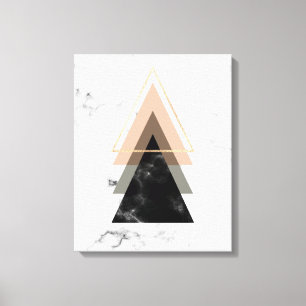 Print-Design in Pastel-Marmor Leinwanddruck