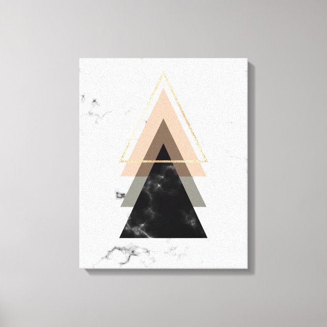 Print-Design in Pastel-Marmor Leinwanddruck (Vorderseite)