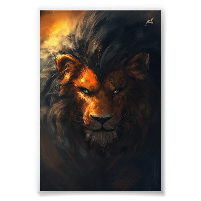 Print Entre Leões Fotodruck (Vorne)