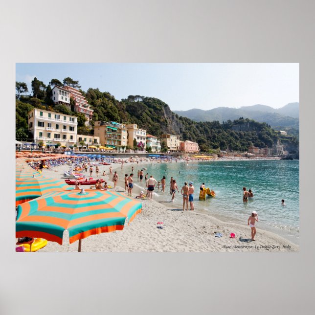 Print: Erinnerungen Italiens - Le Cinque Terre Poster (Vorne)