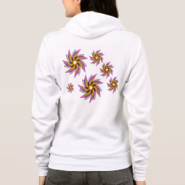 print flora hoodie