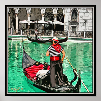 Print: Gondolier Poster