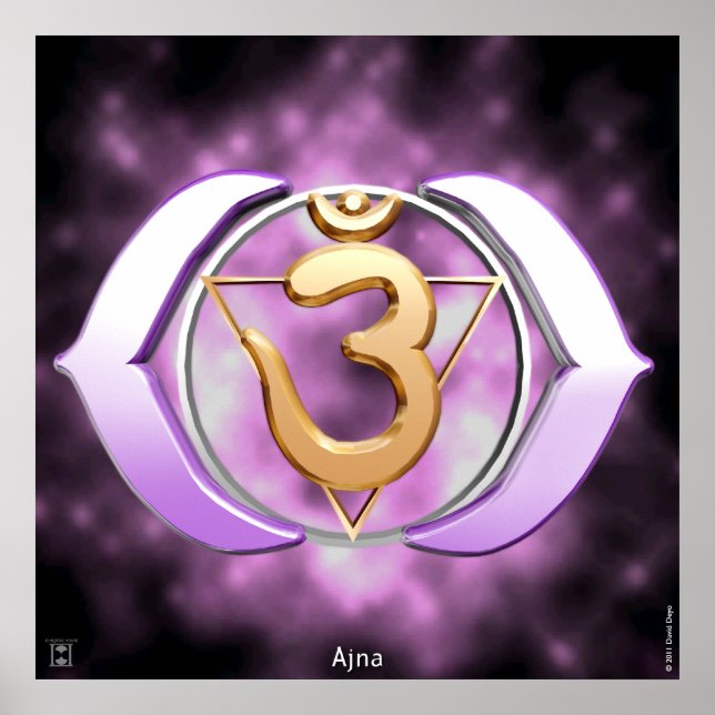 Print in Third Eye Chakra Poster (Vorne)