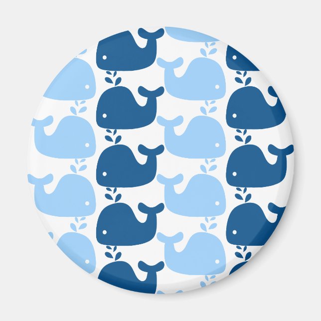 Print Magnet für Whale-Silhouette (Vorne)