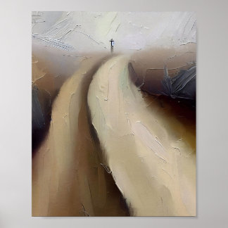 Print, Matthew 7:13 The Broad and the Narrow Road Poster