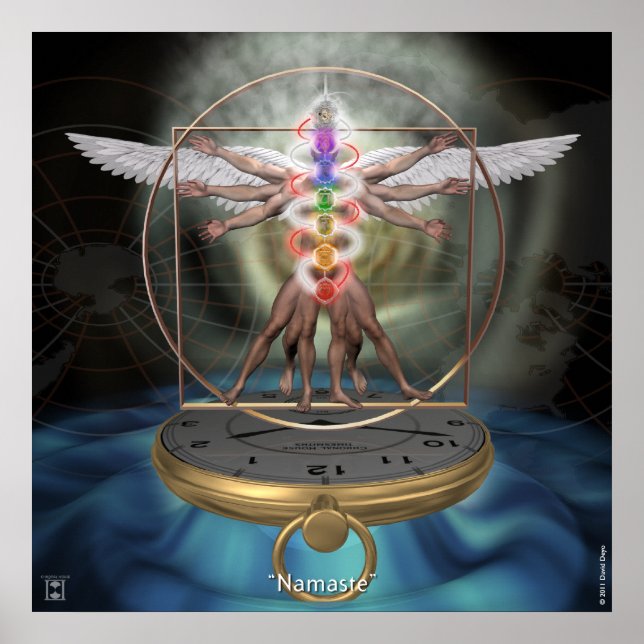Print "Namaste" Poster (Vorne)