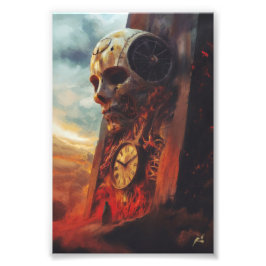 Print O Relógio e a Mortalha Fotodruck