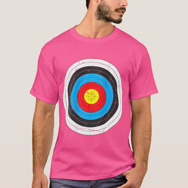 (Print On Back) Funny Archery Target Junter T-Shirt (Vorderseite)