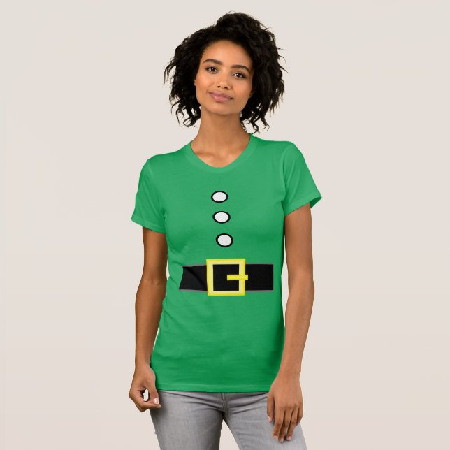 Print on Demand Adorable Christmas ELF SUIT  T-Shirt (Vorne ganz)