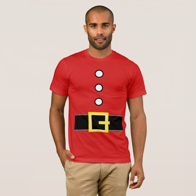 Print on Demand Funny Christmas ELF SUIT  T-Shirt (Vorne ganz)