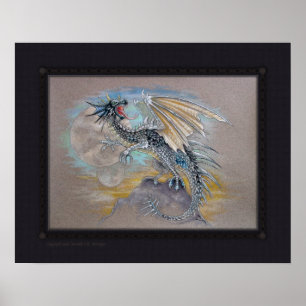 Print - Spikter Schwanz Dragon Poster