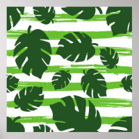 Print Summer exotic Dschungel Pflanze tropische Pa