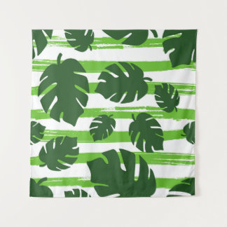 Print Summer exotic Dschungel Pflanze tropische Pa Wandteppich